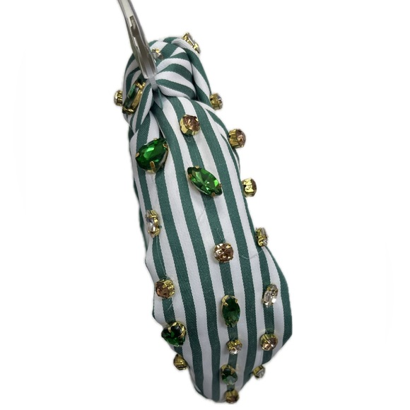 NWT ⚜️💚⚜️ Piper K Gorgeous Crystals Embellished Hair Headband - Picture 4 of 8